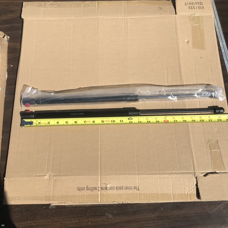 MERCEDES HOOD SHOCK 2X