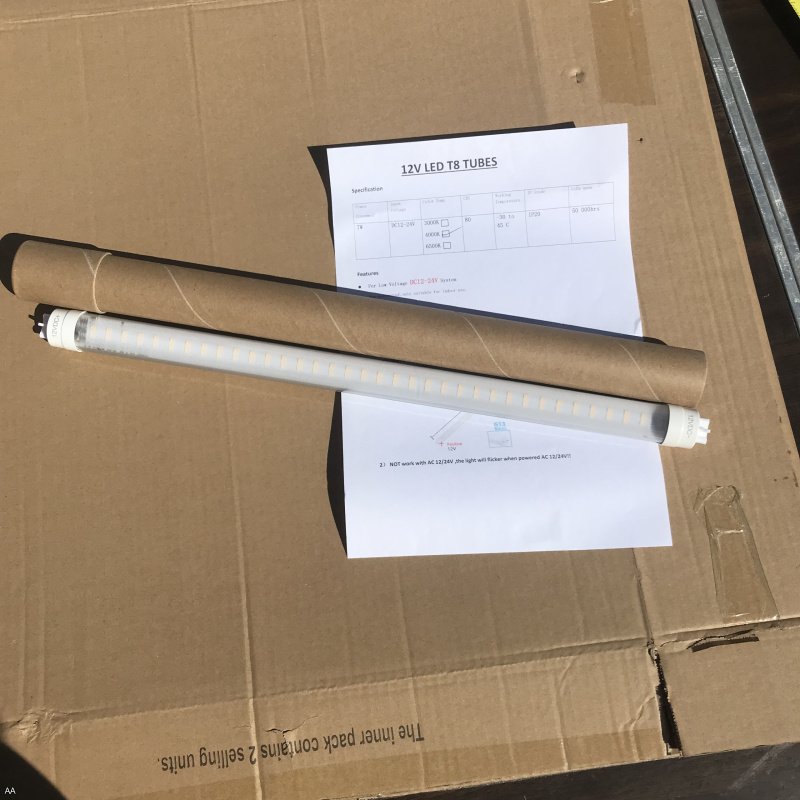 RV LED 18 INCH TUBE LIGHT 6X