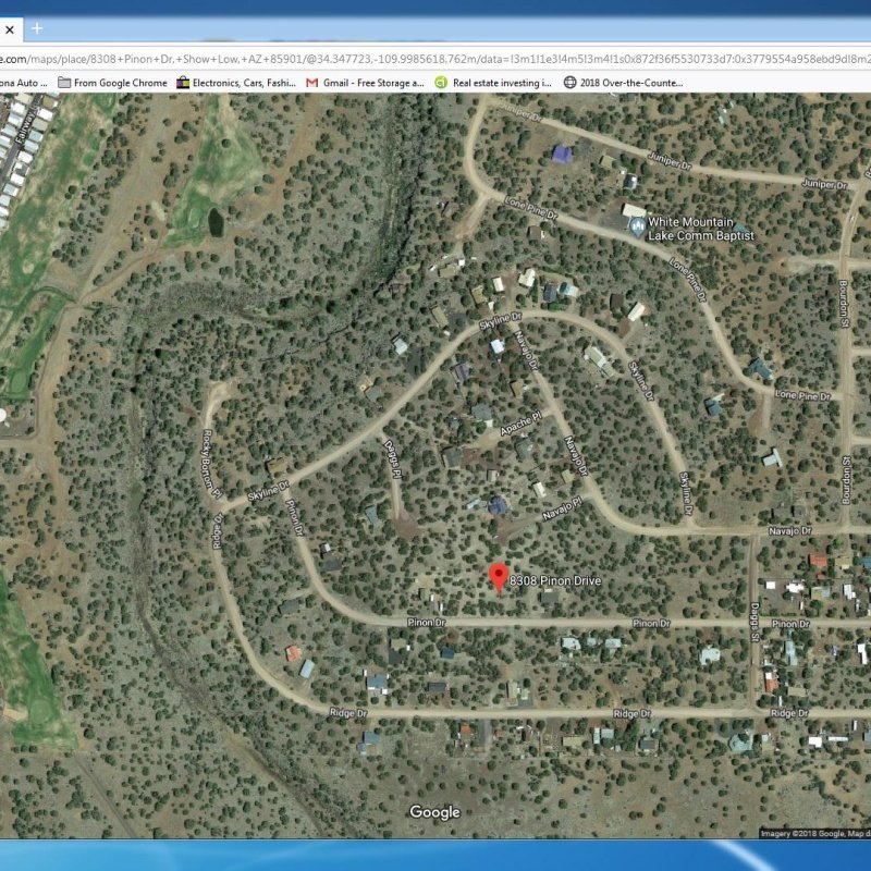 City lot in White Mountain Lake, Show Low AZ 85901